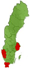 Våra HLR instruktörer och Första Hjälpen lärare utför kurser främst runtom  Göteborg, Stockholm och delar av Skåne.